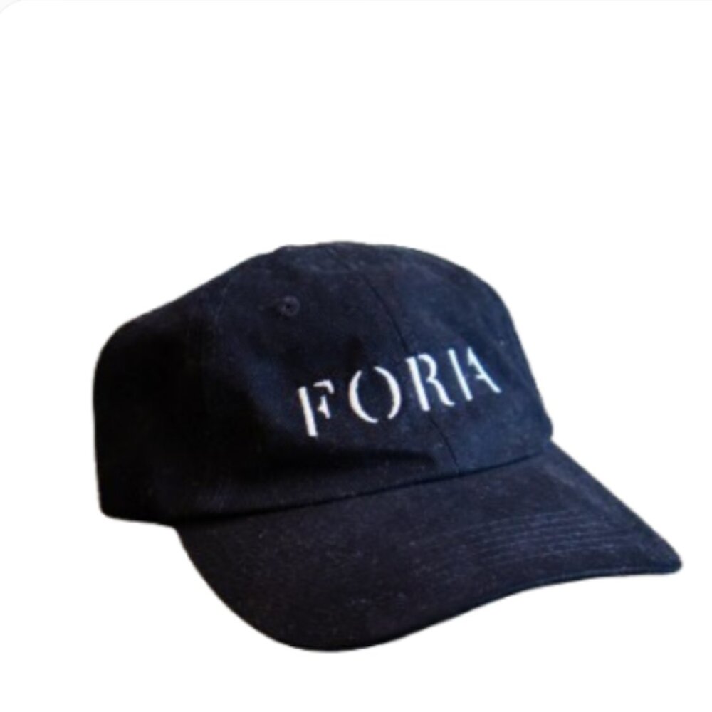 Foria Black Dad Cap Hat NWOT